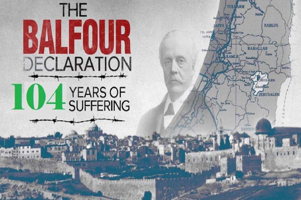 Hamas statement on Balfour’s 104th anniversary