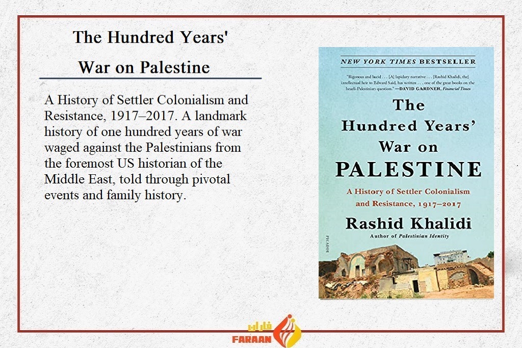 Book Introduction/ The Hundred Years’ War on Palestine