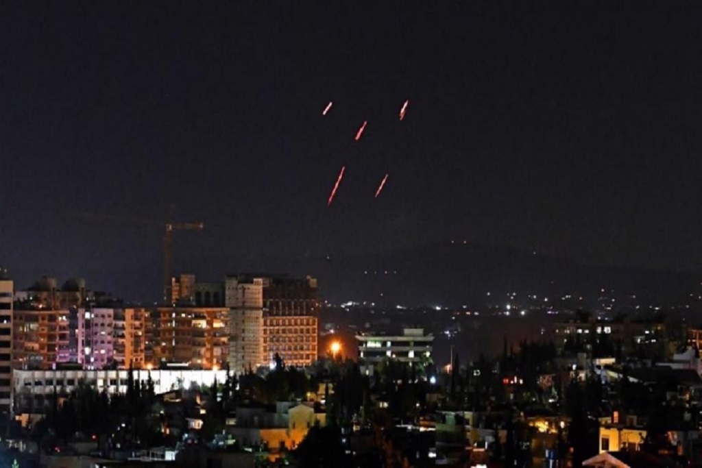 Syria air defenses confront Israeli attack on Latakia