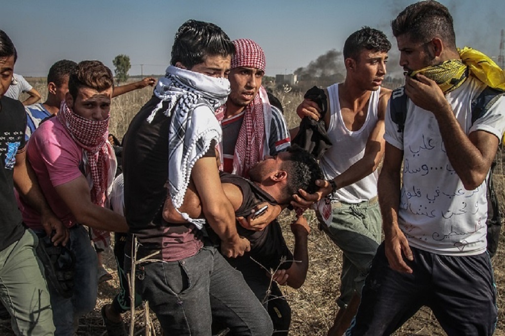Hundreds of Palestinians injured in clashes with Israeli forces in northern West Bank