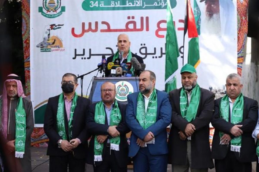 Hamas launches 34th-anniversary activities