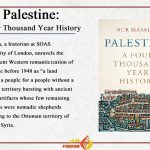 Book Introduction/ Palestine: A Four Thousand Year History