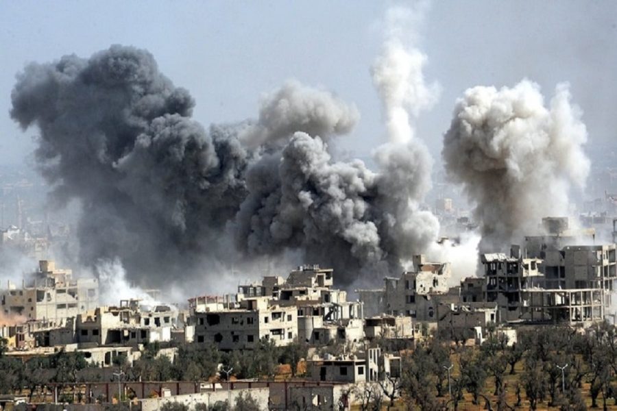 US warplanes bombard residential buildings in Syria