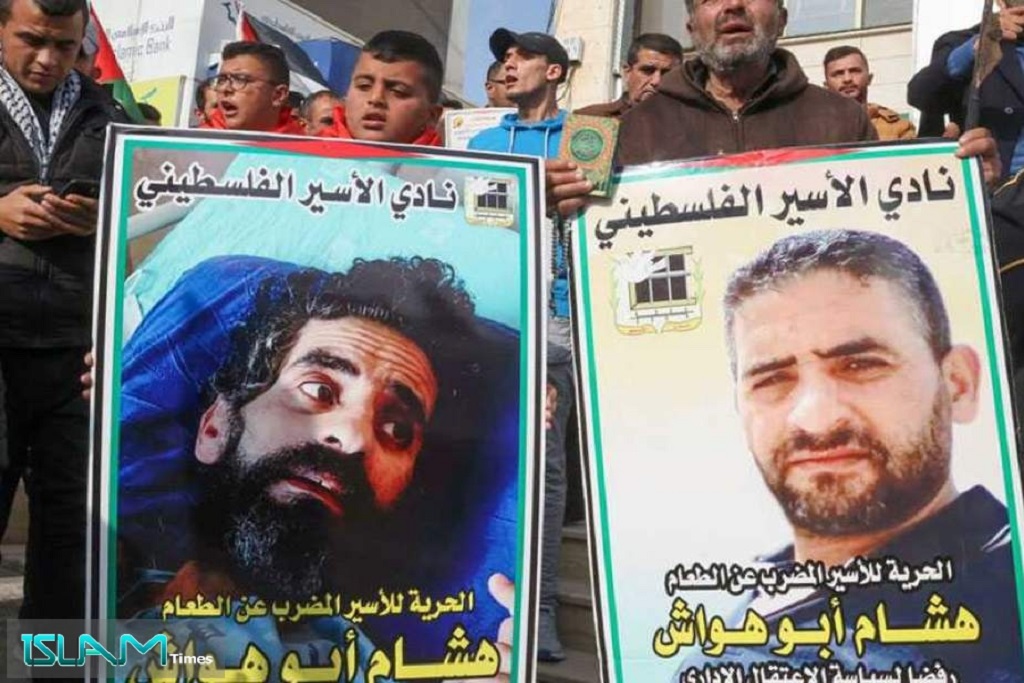 Gazans rally in solidarity with hunger-striking Palestinian detainee