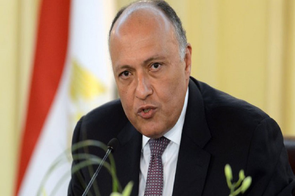 Egypt’s Shoukry urges the UN for a comprehensive settlement of the Syria crisis