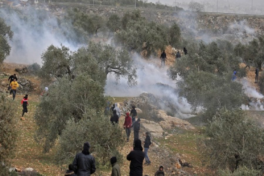Israeli forces attack Palestinian protesters in West Bank