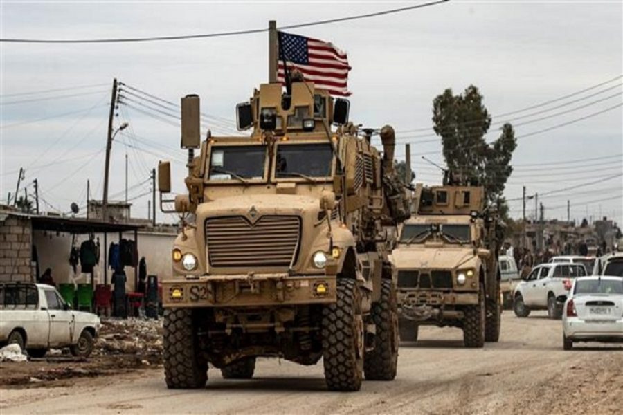 Syrian children drive American convoy out of their village with stones and sticks