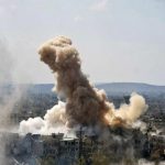 Northwest of Damascus hit with explosion