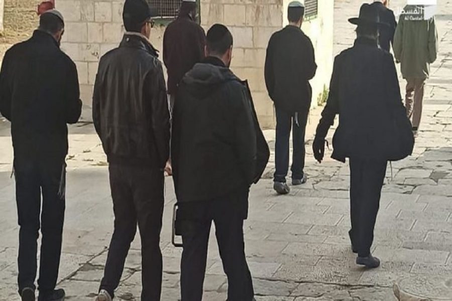 At least 100 fanatic Jewish settlers defile Aqsa Mosque