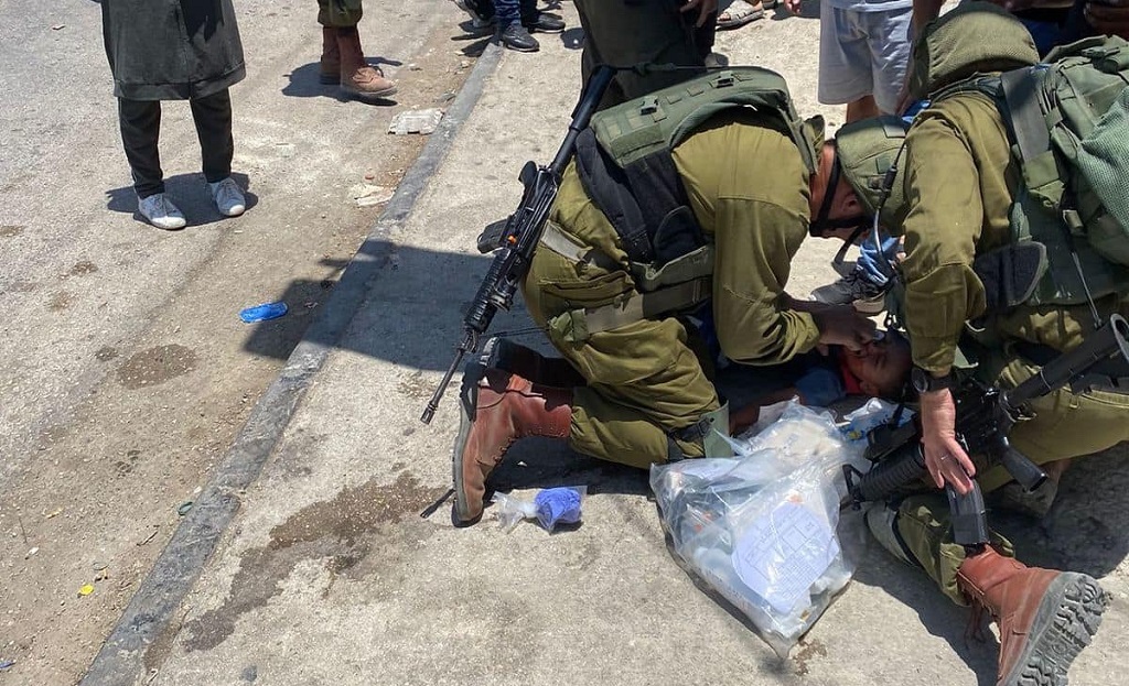 More oppression as Palestinian child run over by Israeli army vehicle