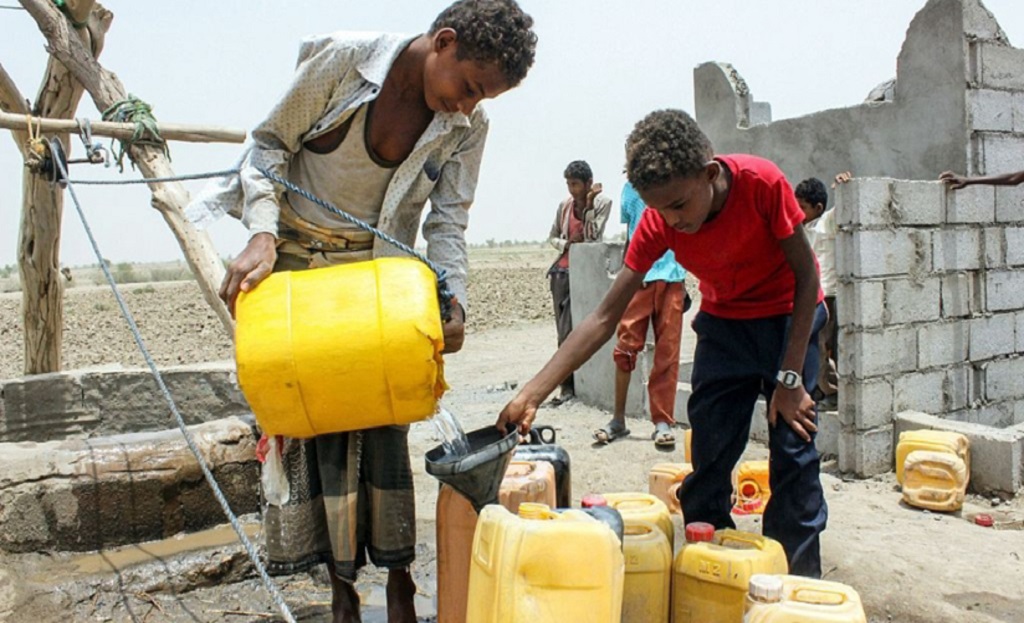 The Saudi coalition contaminated the water resources of western Yemen with radioactive materials