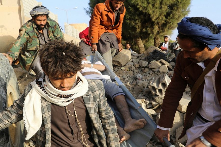 Saudi-led coalition continues with their attacks on Yemen in the new year