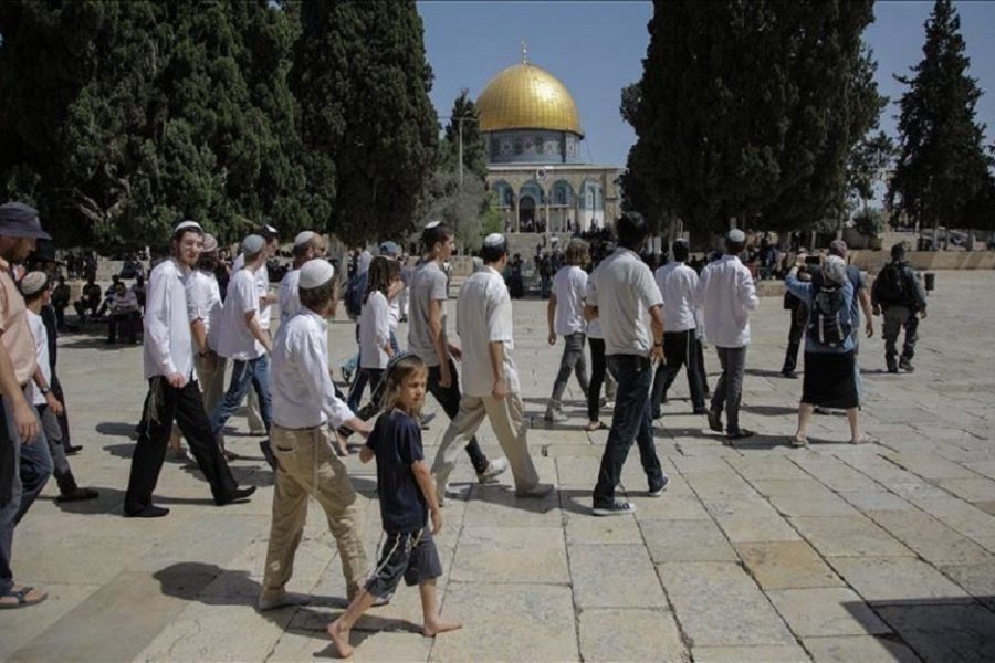 At least more than 189 extremist Jewish settlers defile Aqsa Mosque