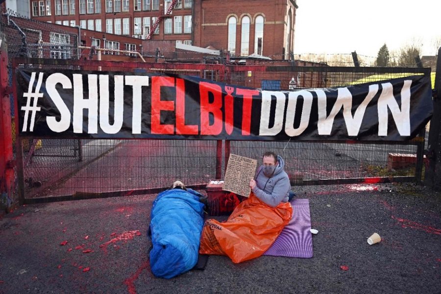 British hold demos to demand closure of Israeli arms factories in UK