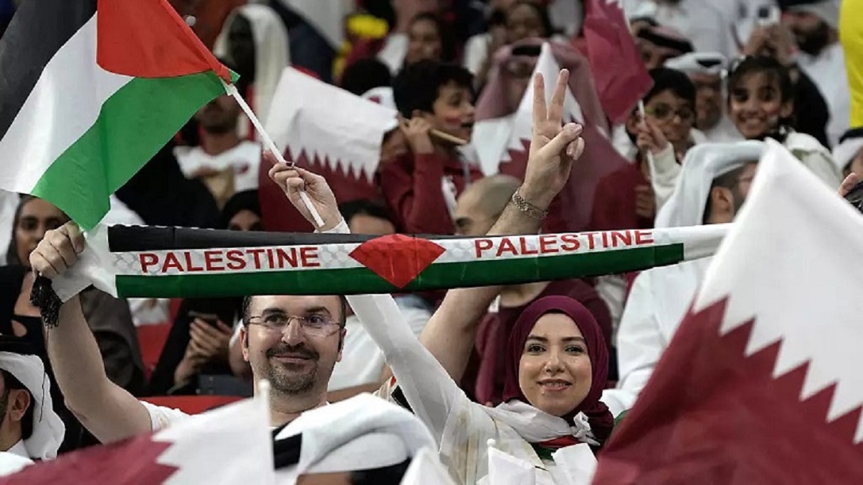 Mashabiki wa soka waendelea kuiunga mkono Palestina katika Kombe la Dunia