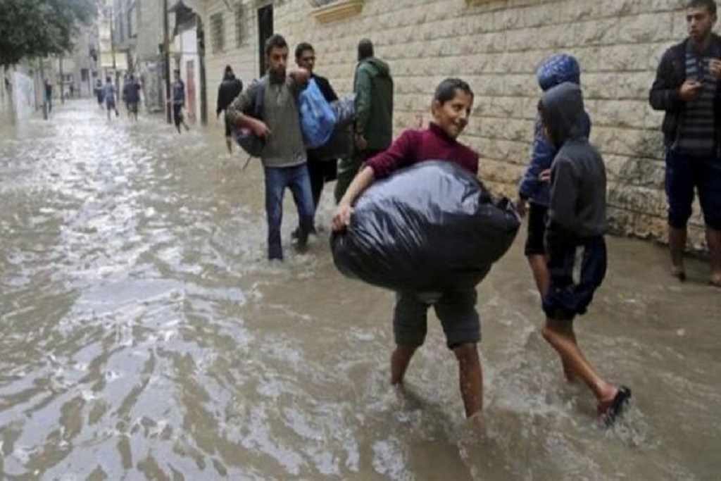 Utawala wa Kizayuni wazamisha Ukanda wa Gaza Kwa kufungua njia za maji