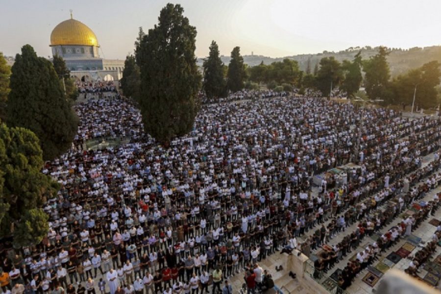 Wapalestina elfu 70 waswali Swala ya Ijumaa katika Msikiti wa Al -Aqsa