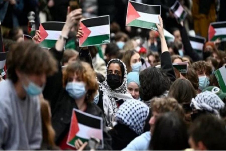 Maandamano ya wanafunzi wanaounga mkono Palestina yafanyika katika Chuo Kikuu cha Sorbonne
