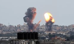 غزہ کے کئی مقامات پر اسرائیلی فوج کی بمباری