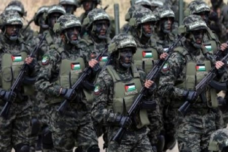 غزہ میں عزالدین القسام بریگیڈ کی فوجی مشقوں کا آغاز