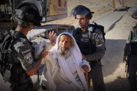 اسرائیلی فوجی کی گاڑی کی زد میں آنے کے بعد ایک بزرگ فلسطینی شہید