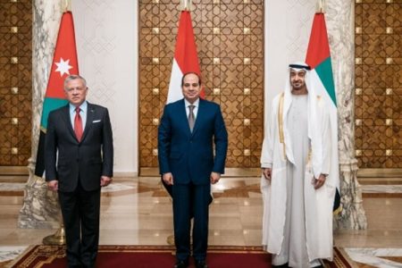 فلسطین کے حالات پر مصر، اردن اور عرب امارات کا مشترکہ بیان