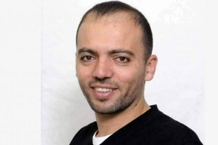 اسرائیلی جیل میں نظر بند فلسطینی کی بھوک ہڑتال 96 واں روز