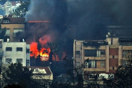 اسرائیل میں ایک سال میں ہونیوالے آتشزدگی کے واقعات کی تفصیلات