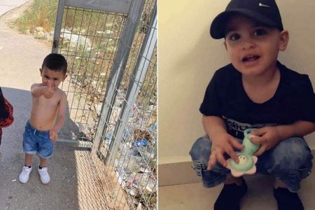دو سالہ ننھا فلسطینی بچہ اسرائیلی فوج کی توہین کے الزام میں گرفتار