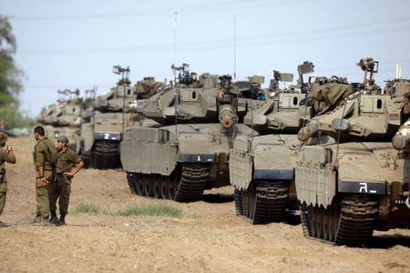 غزہ کے گرد و پیش میں اسرائیل نے قابض فوج کی نفری بڑھا دی