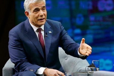 لپید کا ناروے کے وزیر خارجہ سے ملاقات کرنے سے انکار