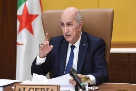 الجزائر کے صدر نے صیہونی حکومت کا مذاق اڑایا