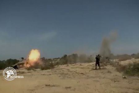 غاصب اسرائیل کے دو شہروں پر القسام بریگیڈ کے جاں بازوں کا راکٹوں اور میزائلوں سے حملہ