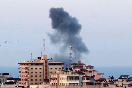 غزہ پر اسرائیلی بمباری میں 200 فلسطینی شہید اور 1610 زخمی