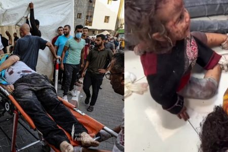 غزہ پرصیہونی جارحیت میں 3 ہسپتال مکمل تباہ 25 ہسپتال بری طرح متاثر