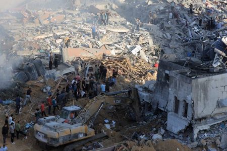 غزہ: اسرائیلی بربریت، یرموک اسکوائر 120 شہید، 260 زخمی اور 300 لاپتہ