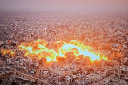 جارحیت کا 76 واں دن، شدید فضائی اور زمینی بمباری، خوفناک جرائم