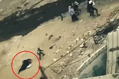 سفید پرچم لہرانے والی بزرگ خاتون کو اسرائیلی فوج نے گولی مار دی