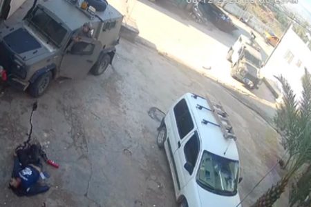 رام اللہ کے قریب آئی او ایف کی فائرنگ سے دو فلسطینی زخمی