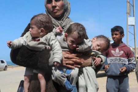 غزہ کے بچوں کی چیخ و پکار اور گونگی بہری دنیا