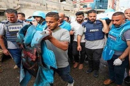 غزہ ميں 140 رپورٹروں کی شہادت