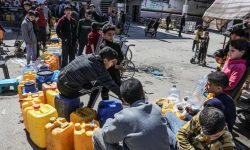 رفح میں اسرائیلی بمباری، کینیڈا واٹر ٹینک تباہ، شہرمیں پانی کا بحران