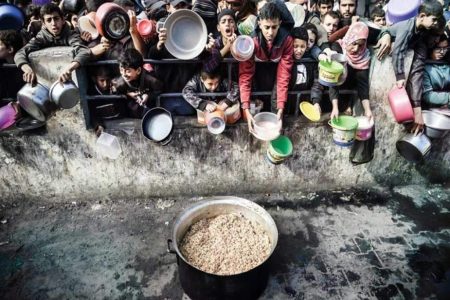 غزہ میں انسانی حقوق کا قحط