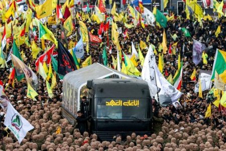 استکباری طاقتوں کی تحقیر و تذلیل ، شہید حسن نصر اللہ کی ابدی آرام گاہ کی طرف تشیع جنازہ