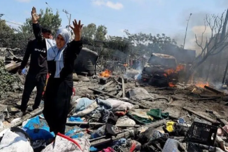 اسرائیلی بمباری میں ایک فلسطینی خاندان کے 16 افراد کا قتل عام