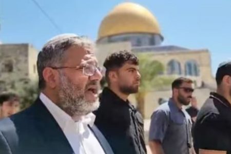 انتہا پسند صیہونی وزیر نے مسجد الاقصی کی بے حرمتی کی